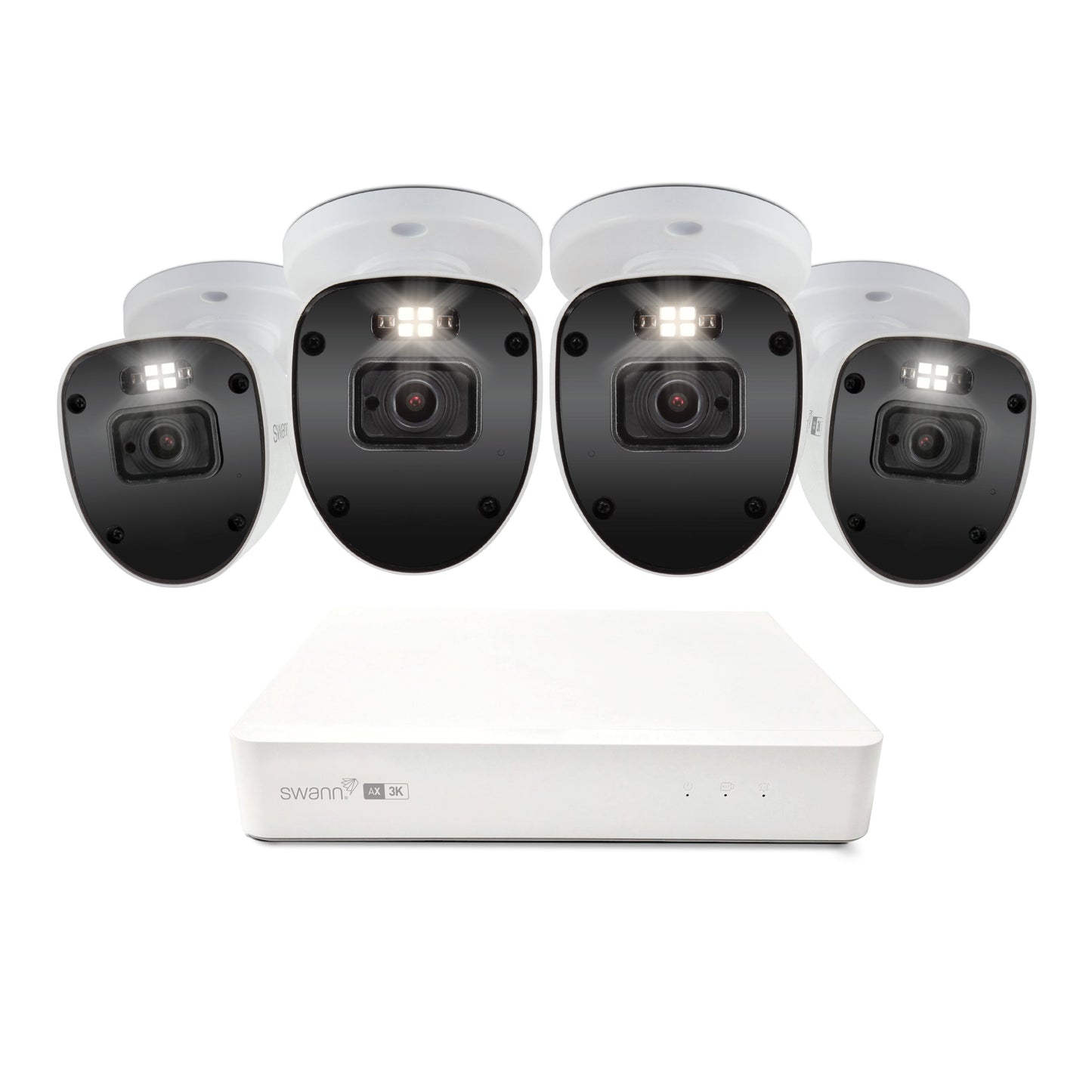 Swann AdvancedX 5MP 1TB 8-Channel Wired PoE NVR CCTV with 4 Bullet Camera Kit