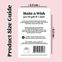 SALE - Wish Bracelet – Adjustable Wristband with Gift Card | Dance Lover Gift & Motivational Jewelry