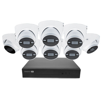compare product Swann AdvancedX 4K 2TB 16-Channel Wired PoE NVR CCTV with 8 Dome Camera Kit