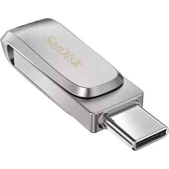 compare product SanDisk 128GB Ultra Dual Drive Luxe USB-A / USB-C 3.2 Flash Drive