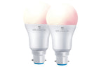 4lite WiZ Connected A60 Dimmable Multicolour WiFi LED Smart Bulb - B22 Bayonet