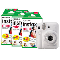 Fujifilm Instax Mini 12 Instant Camera - Clay White