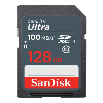 compare product SanDisk 128GB Ultra SDXC Class 10 UHS-I Card 100MB/s