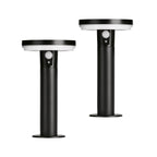 4lite Antheia IP54 Die-Cast Aluminium LED Solar Garden Spike Light with Built in PIR Motion Sensor