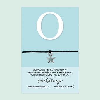 compare product SALE - Wishstrings Letter Bracelet – Personalized Initial Jewelry Gift | Gift Card Included