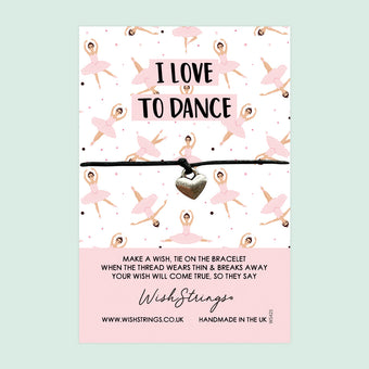 compare product SALE - Wish Bracelet – Adjustable Wristband with Gift Card | Dance Lover Gift & Motivational Jewelry