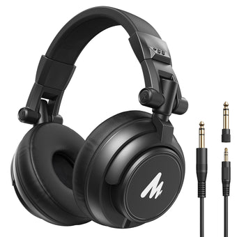 compare product Maono Studio Closed Back Dynamic Headphones with 3.5mm & 6.35mm Jack Plug