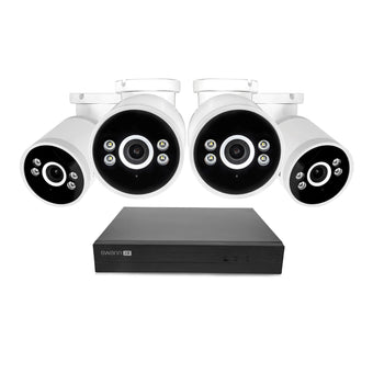 compare product Swann AdvancedX 4K 1TB 8-Channel Wired PoE NVR CCTV with 4 Bullet Camera Kit