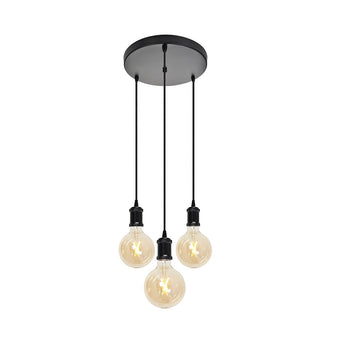compare product 4lite Decorative 3 Light Circular Ceiling Pendant