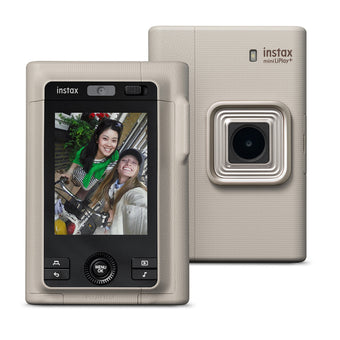 compare product Fujifilm Instax Mini LiPlay Plus Hybrid Instant Camera - Beige